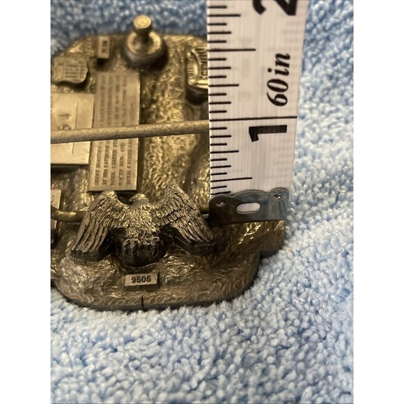 VINTAGE NASCAR GEOFF‎ BODINE #554 LIMITED EDITION BELT BUCKLE AMERICAN LEGENDS - Picture 6 of 9